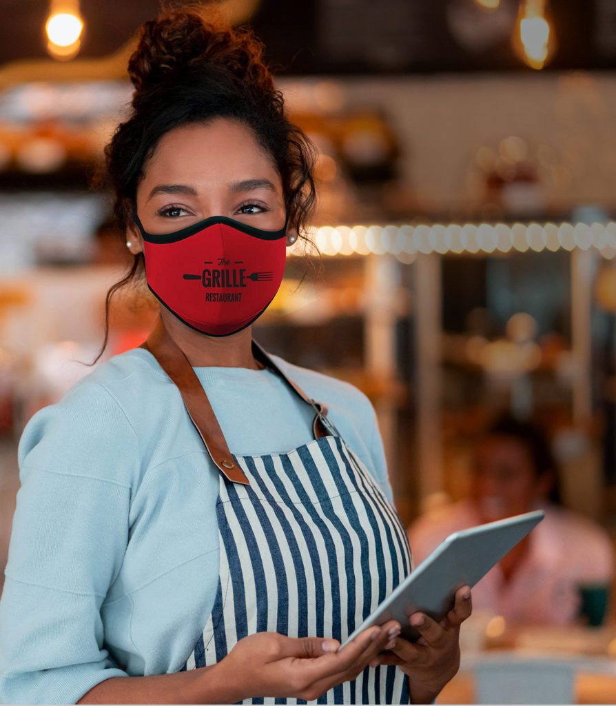 Thousands of products, like customized face masks.