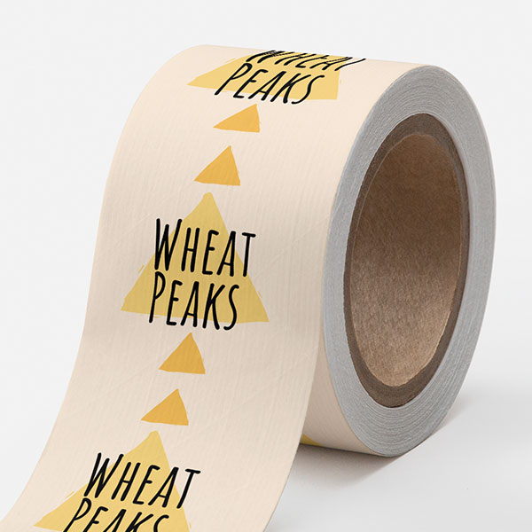 Custom self-adhesive poly tape and
Custom water activated tape 