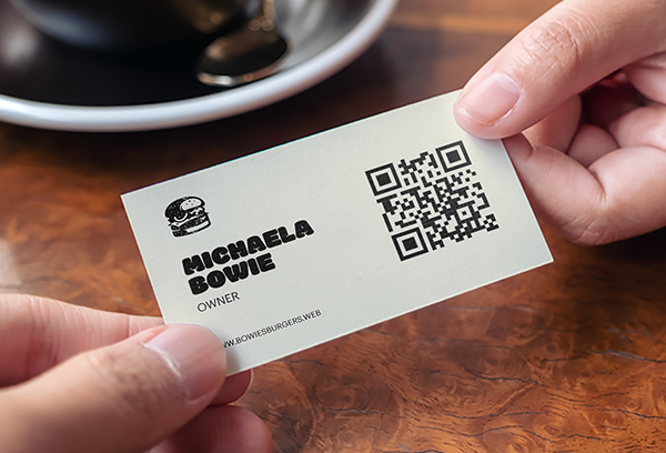 qr codes on business card 