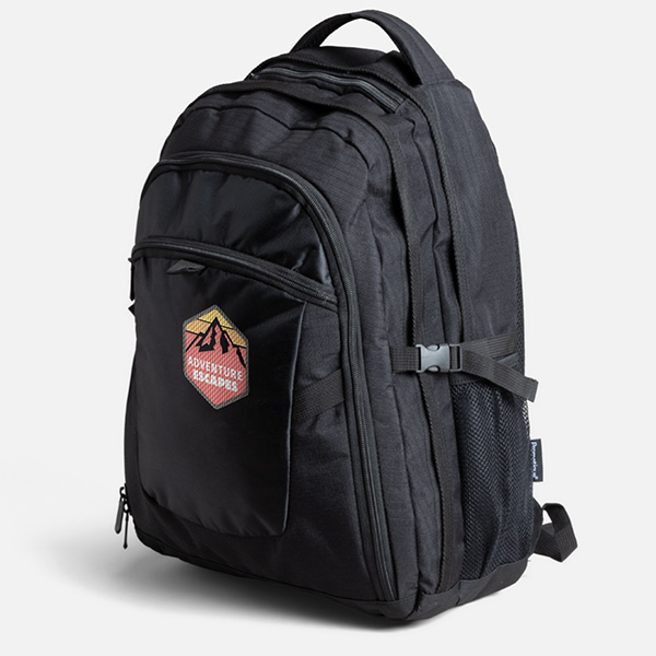 Backpacks, messenger bags, and more.