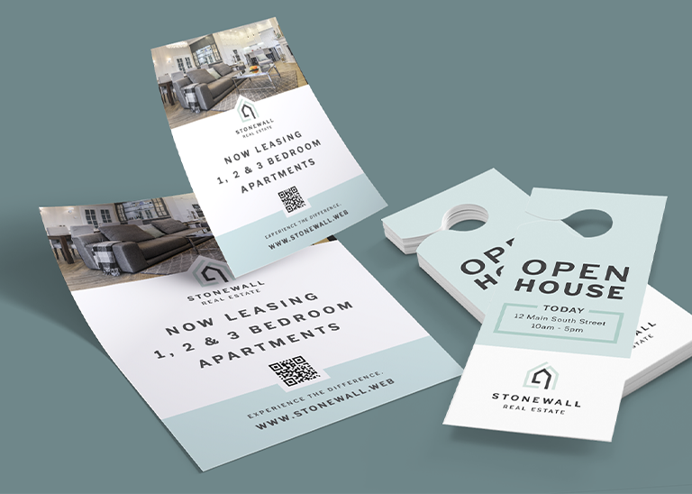 flyers, brochures and door hangers - door to door marketing essentials 