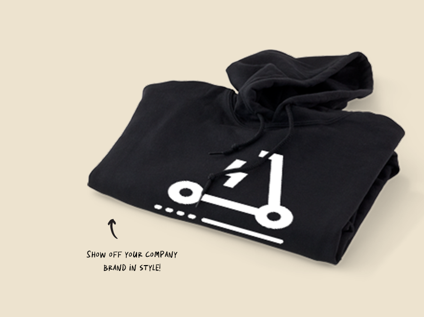 personalized holiday gifts - branded hoodie 