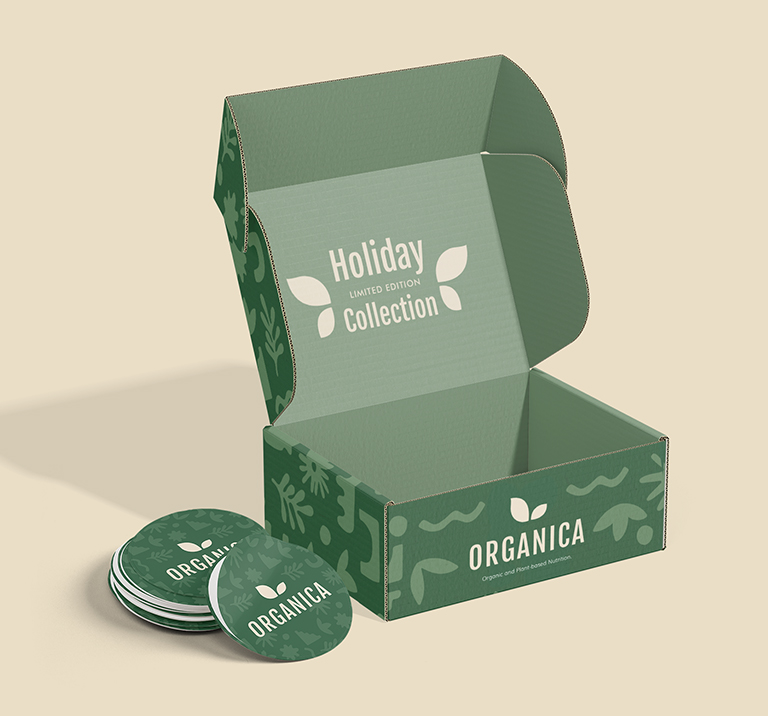 holiday packaging - shipping boxes