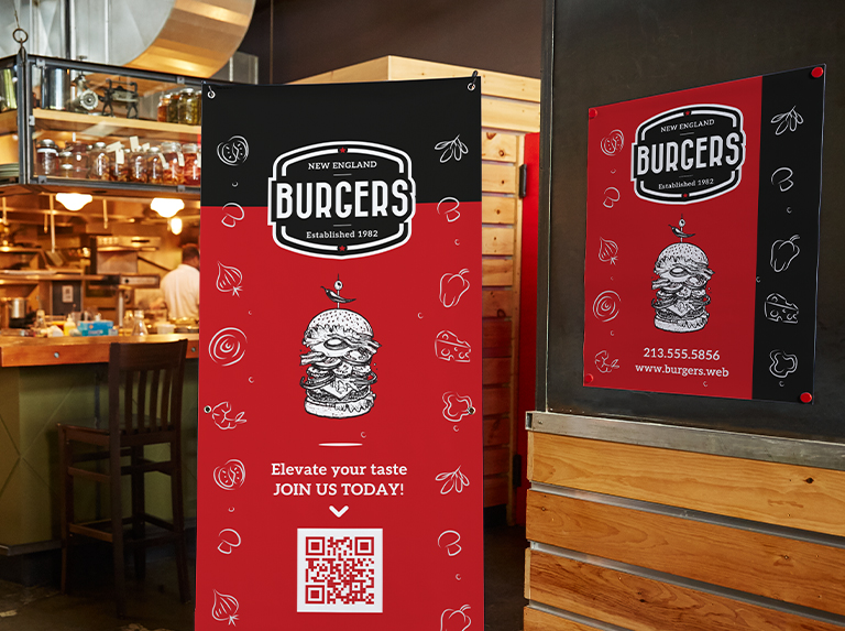 Customize products for your food and beverage restaurant or franchise.
