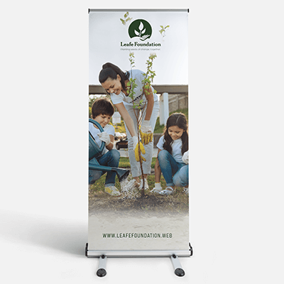 retractable banners for nonprofits