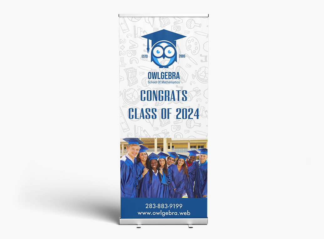 branded retractable banners for schools