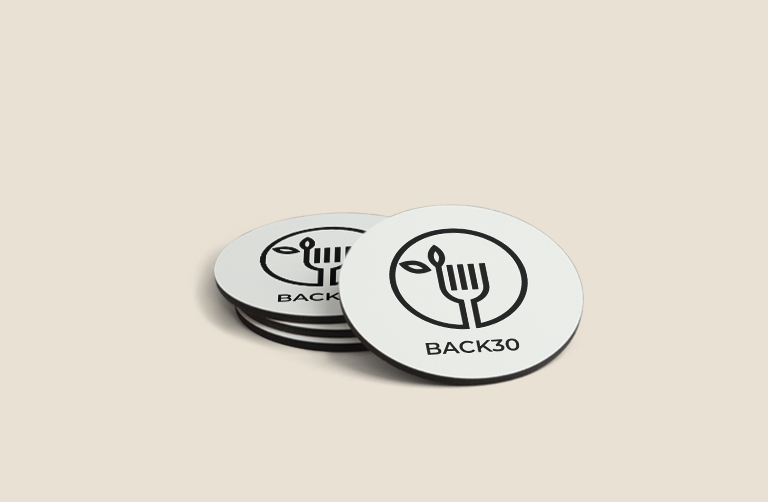 exceptional branding - coasters 